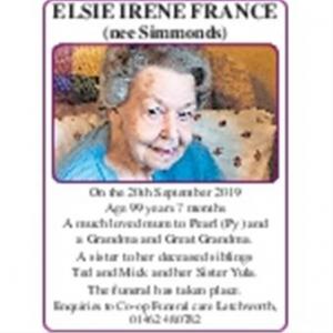 Elsie France