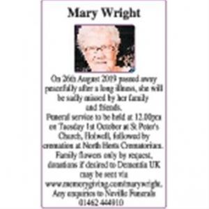 Mary Wright