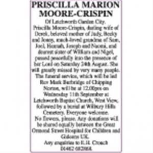 Priscilla Marion Moore-Crispin