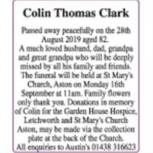 Colin Thomas Clark