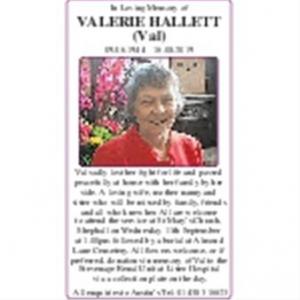 Valerie Hallett