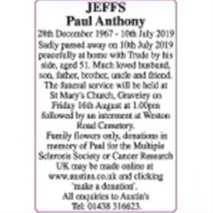 Paul Anthony Jeffs