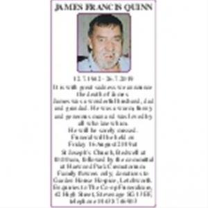 JAMES FRANCIS QUINN