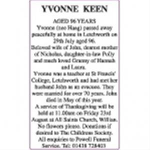 Yvonne Keen