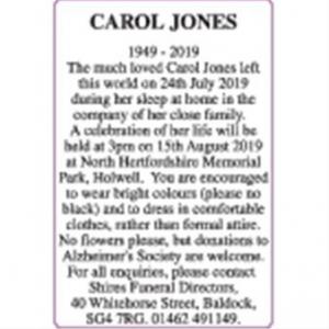 CAROL JONES