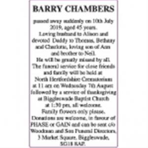 BARRY CHAMBERS