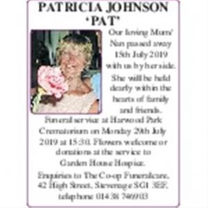 Patricia Johnson Pat