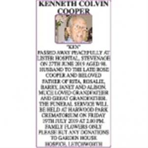 Kenneth Colvin Cooper