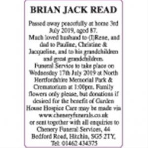 Brian Jack Read