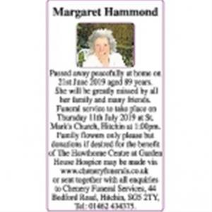 Margaret hammond