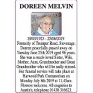 Doreen Melvin