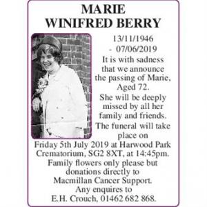 Marie Winifred Berry