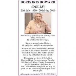 DORIS IRIS HOWARD (DOLLY)