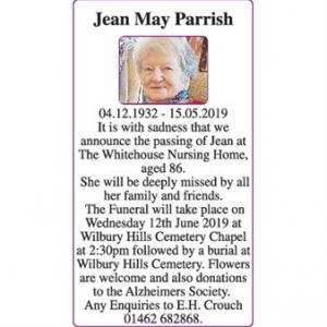 Jean May Parrish