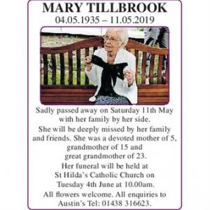 Mary Tillbrook