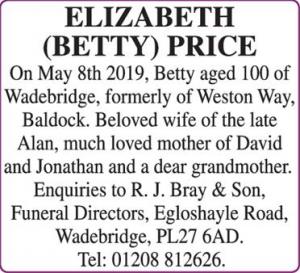 Elizabeth (Betty) Price