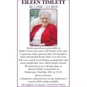 Eileen Timlett