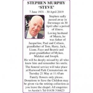 Stephen Murphy
‘Steve’