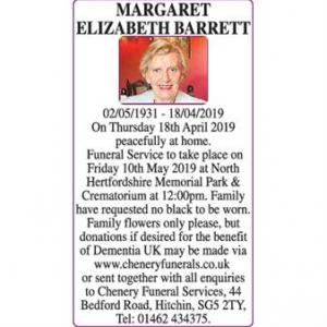 Margaret Elizabeth Barrett