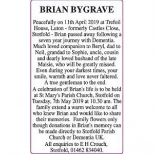 BRIAN BYGRAVE