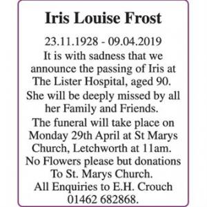 Iris Louise Frost