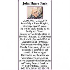 John Harry Pack