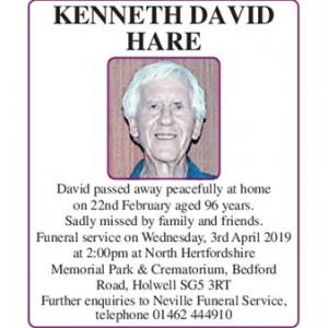 Kenneth David Hare