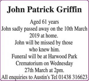 John Patrick griffin