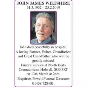 John James Wiltshire